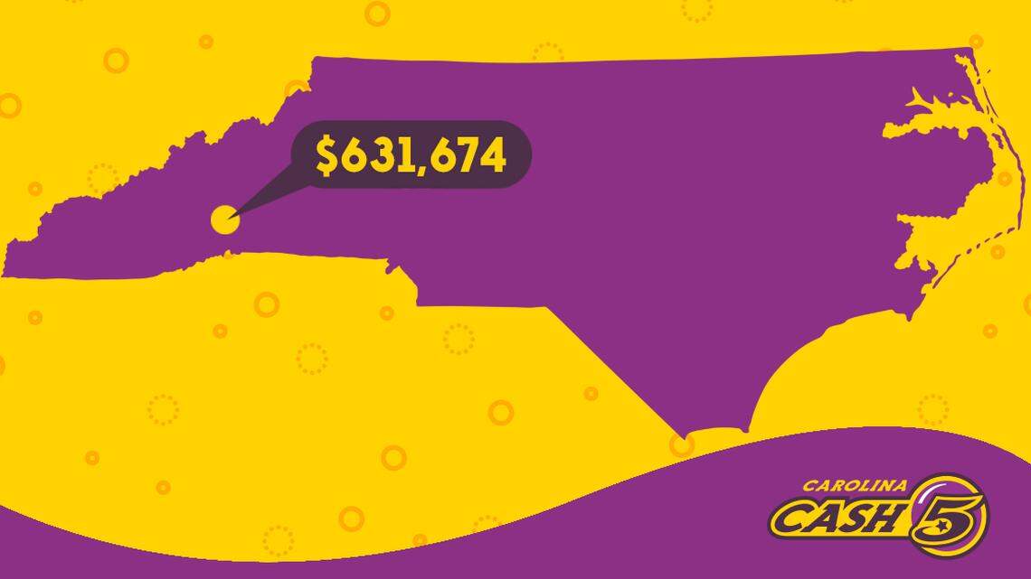 North Carolina man wins state lottery after playing the exact same five numbers for 15 years. Winning came with a touch of irony, as the prize had to be shared.