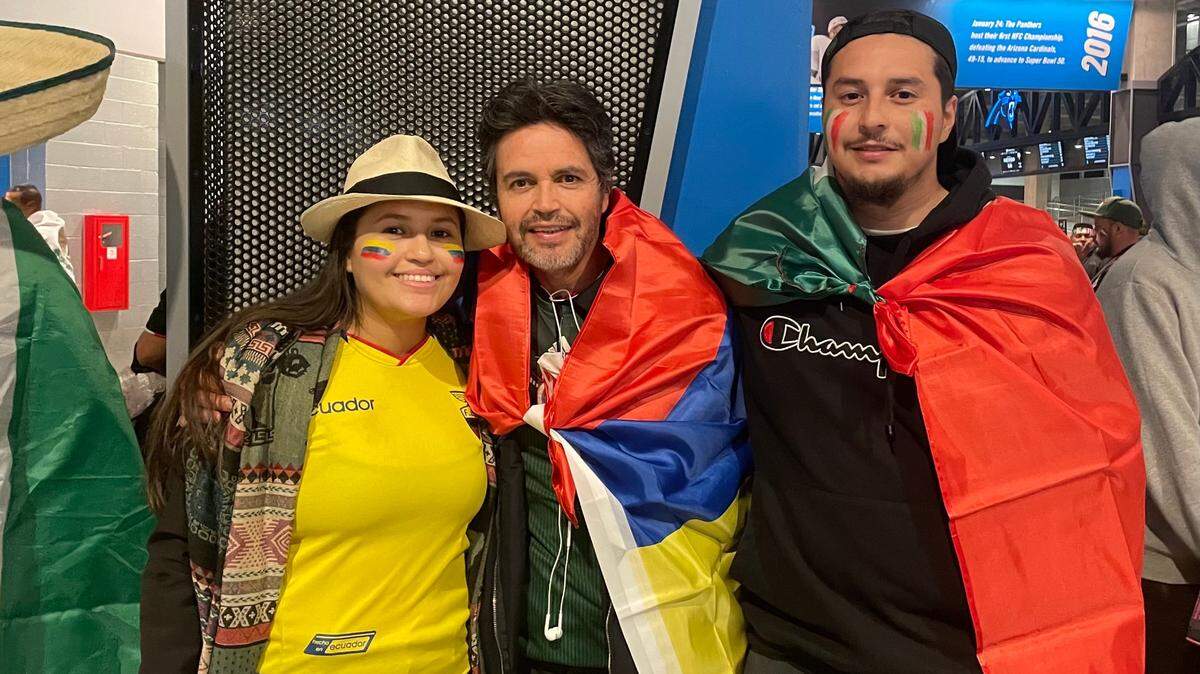 The Robles family was among the crowd of nearly 40,000 fans that attended the #MexTour match between Mexico and Ecuador at Bank of America Stadium on Oct. 28.