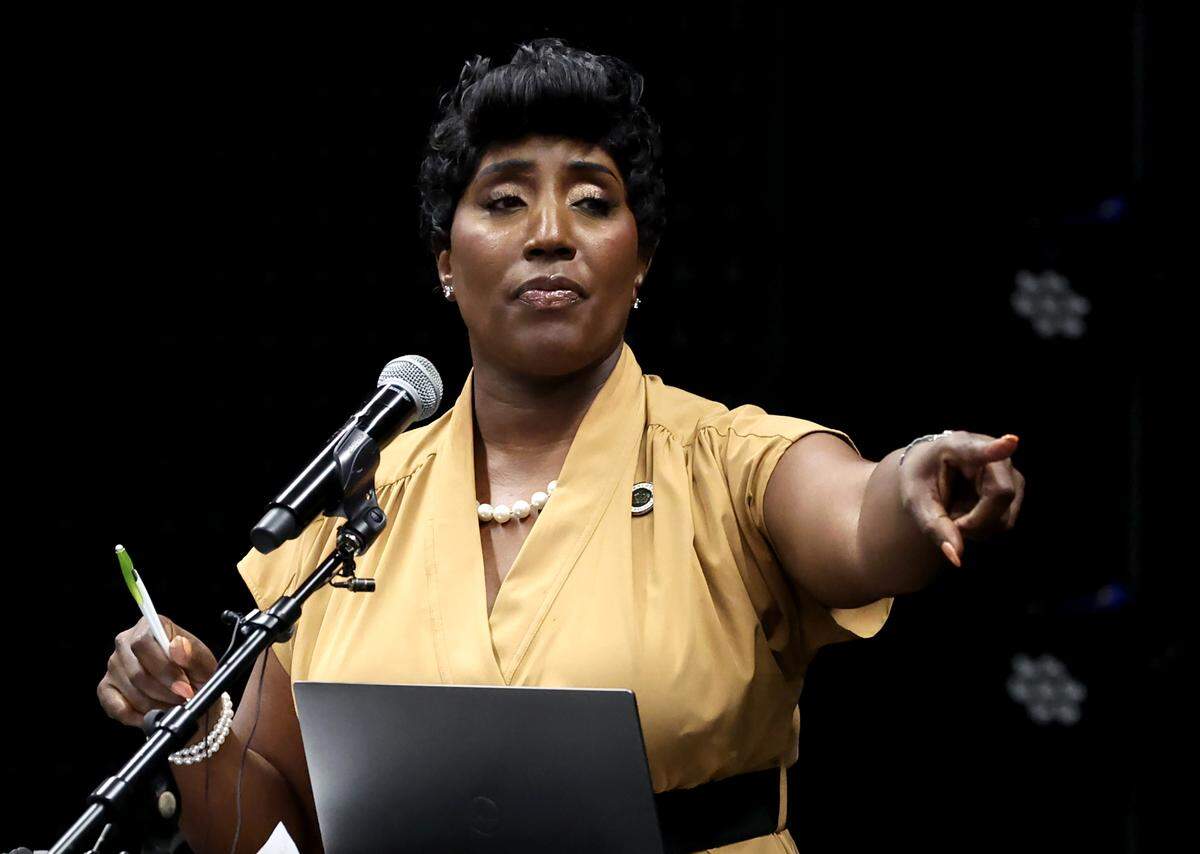 Charlotte City Council member Tiawana Brown appeared headed for defeat Tuesday night.