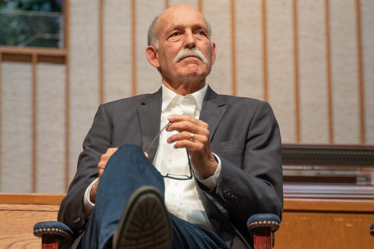 Author David Zucchino discusses his new book, “Wilmington’s Lie: The Murderous Coup of 1898 and the Rise of White Supremacy” at a Feb. 20 event at First Baptist Church-West in Charlotte.