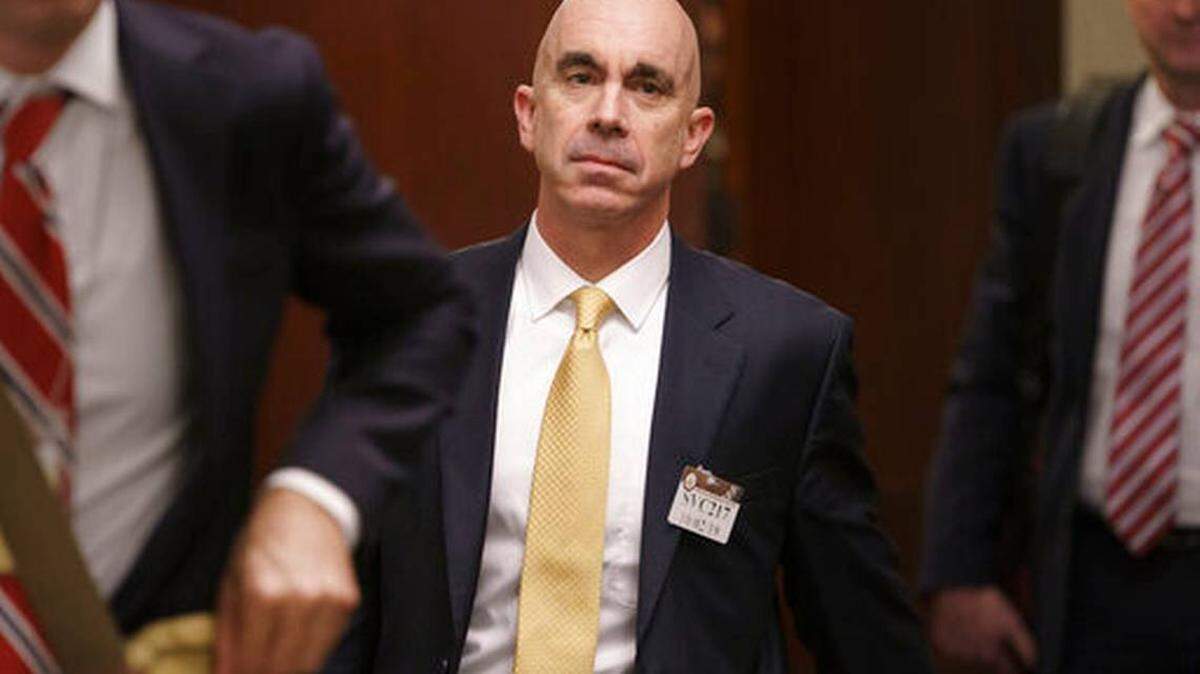 Steve Linick, pictured here in an October 2019 photo, was the fourth inspector general removed by President Trump in a span of six weeks. Linick removal as State Department Inspector General came last Friday.