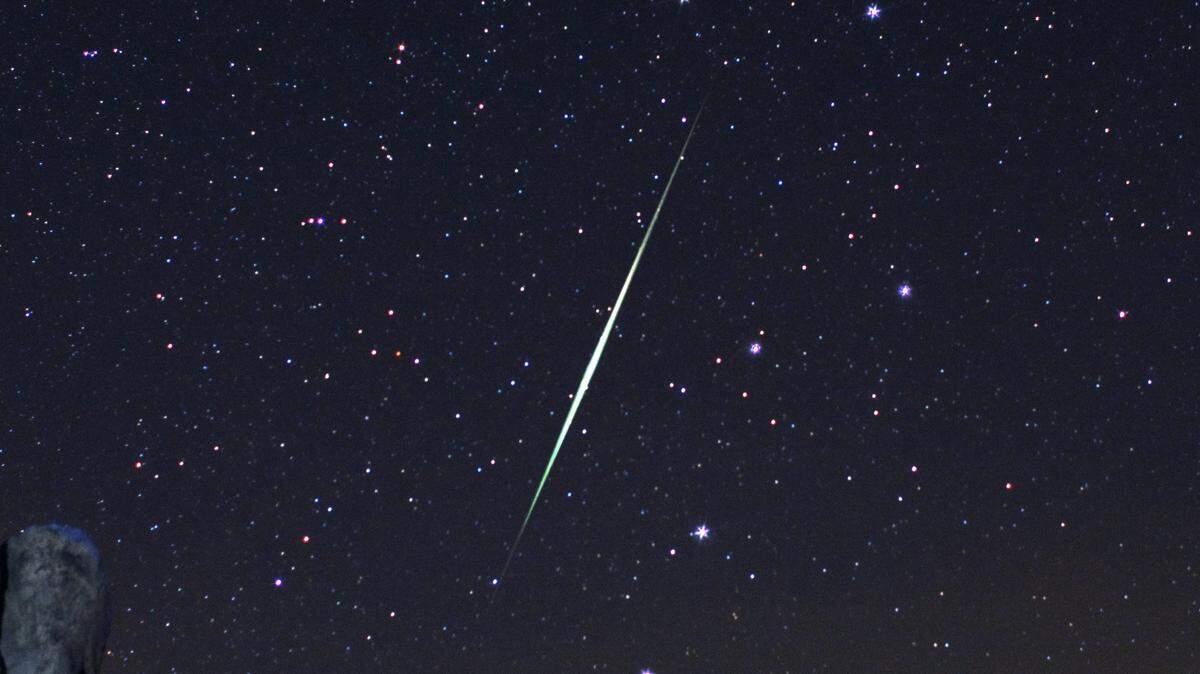 Several thousand meteors fall over earth every day and most are unseen, say experts. In this picture provided by Wally Pacholka of AstroPics.com, a Geminid fireball explodes over the Mojave Desert in the Jojave Desert, Calif. on Dec. 13, 2009.