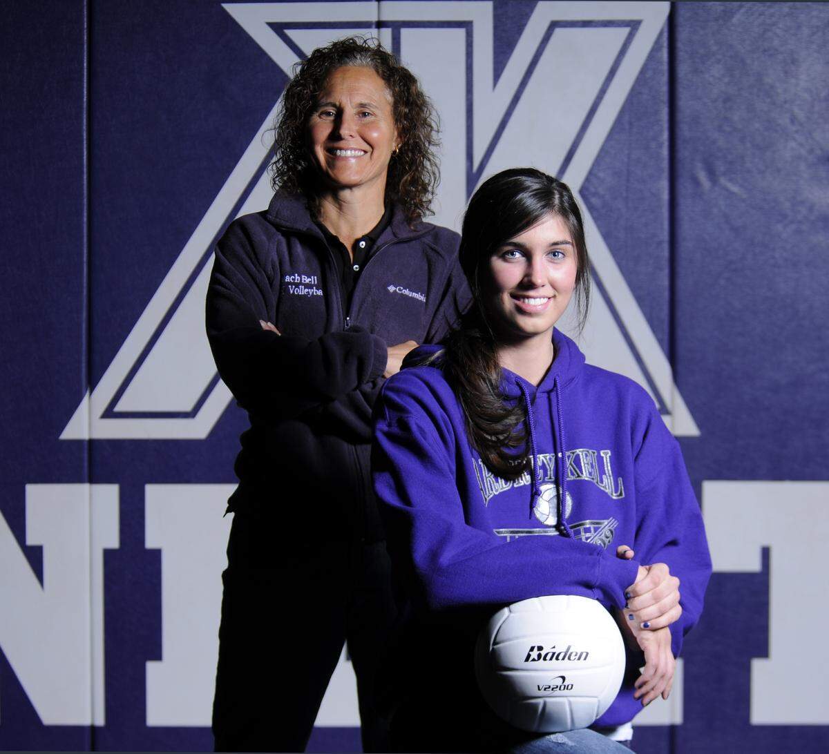 Ardrey Kell volleyball coach Zoe Bell and player Samantha Gostling were The Observer’s coach and player of the year in 2009.  