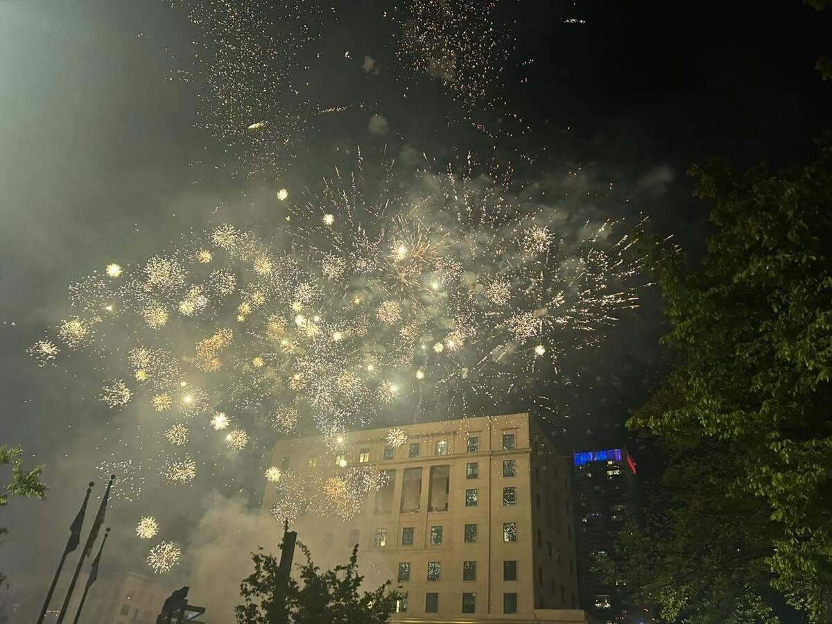The Fourth of July celebration happened in the midst of a heat wave, with a high of 100 degrees and a heat index of 107. A heat advisory was issued, warning temperatures could be dangerous.