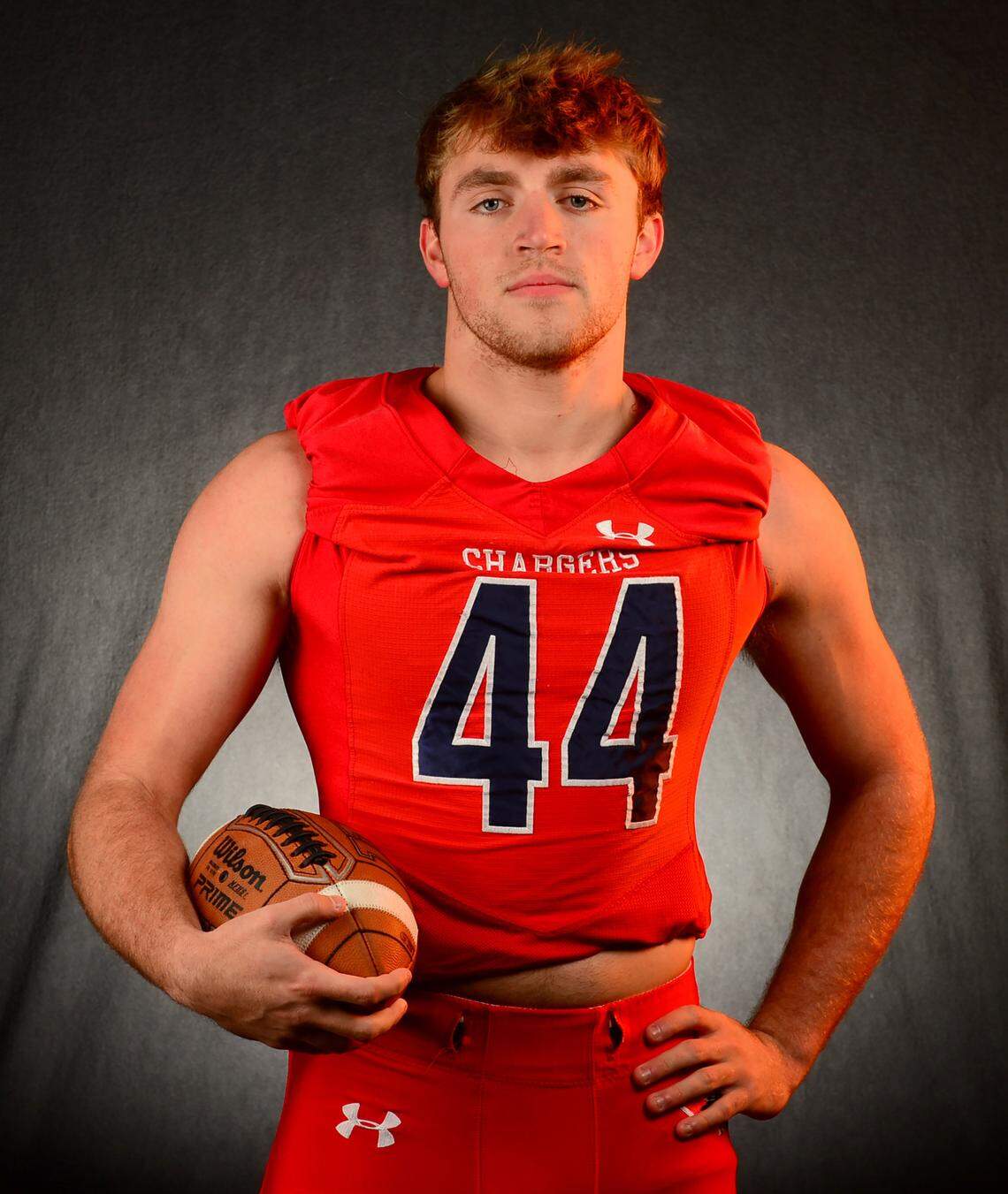 Providence Day Chargers long snapper Bauer Sodoma on Tuesday, December 9, 2025.