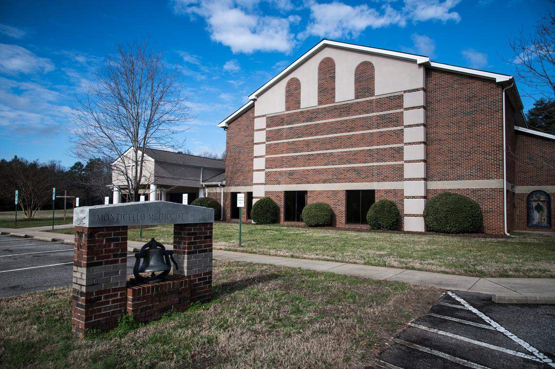 Monticello United Methodist helped Kathy McCracken contest her bill and ultimately paid $5,127 for her tooth extractions. “This is a rural, small, country church,” says Bjarne Berg, the church’s financial chair. “We don’t have a lot of resources, but when the church members get into this sort of trouble, we try to help each other out.” (Charles Mostoller for Kaiser Health News)