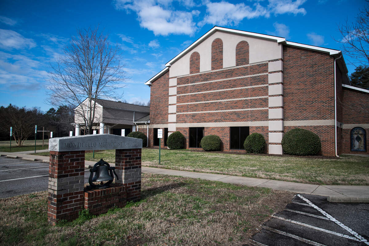 Monticello United Methodist helped Kathy McCracken contest her bill and ultimately paid $5,127 for her tooth extractions. “This is a rural, small, country church,” says Bjarne Berg, the church’s financial chair. “We don’t have a lot of resources, but when the church members get into this sort of trouble, we try to help each other out.” (Charles Mostoller for Kaiser Health News)