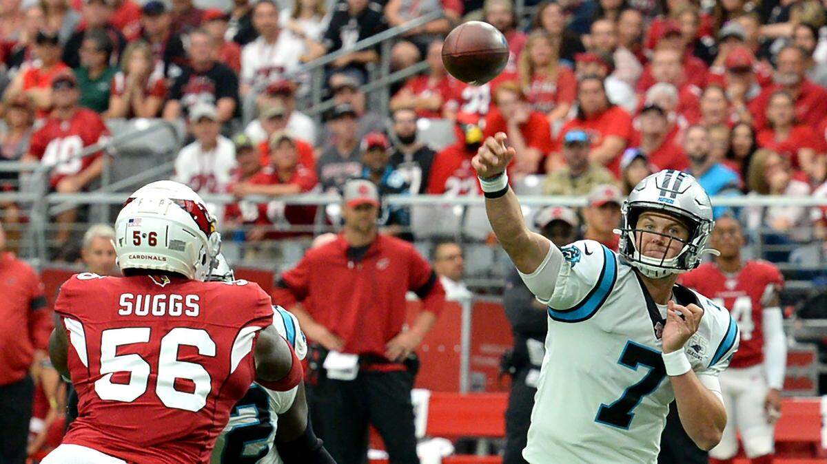 Analysis: Kyle Allen’s breakout game saved the Panthers’ slow-starting season
