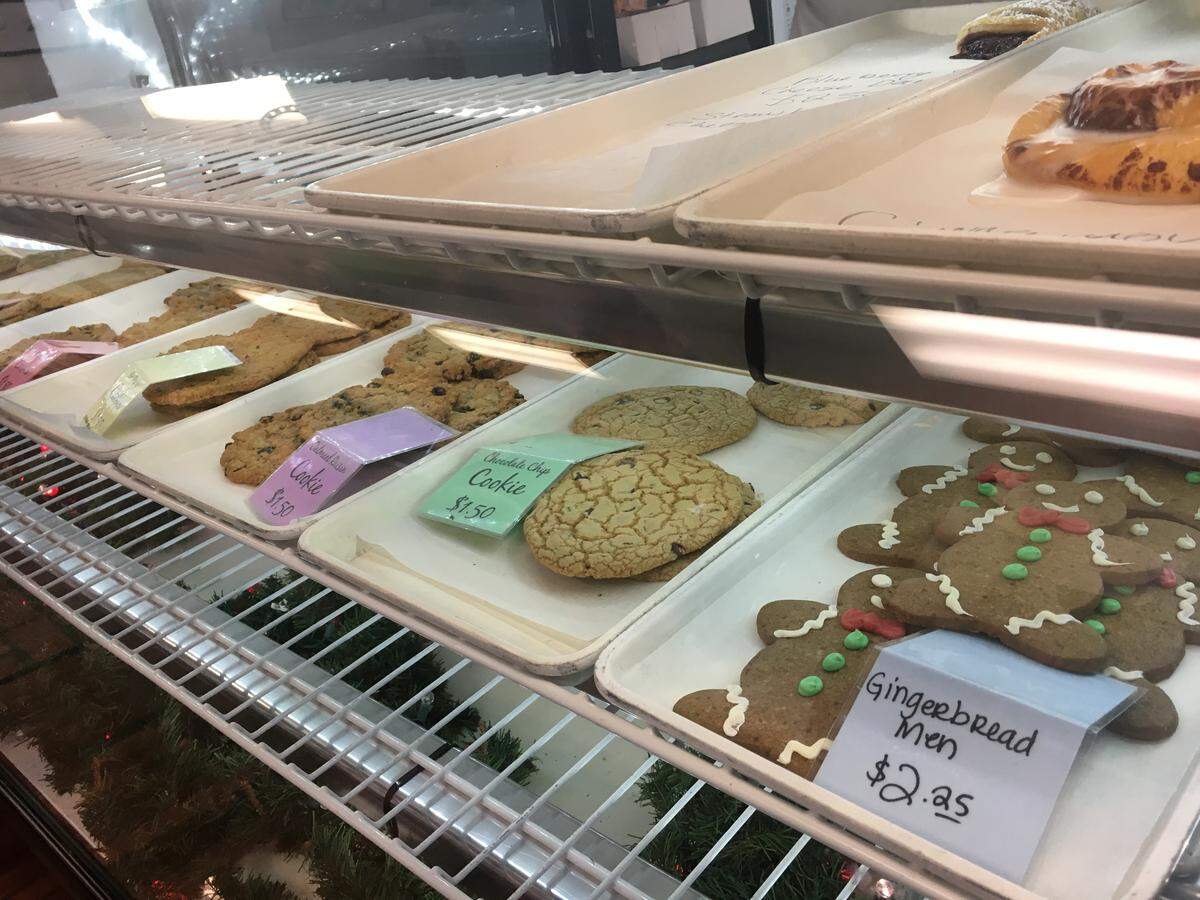 Once in a Blue Moon Bakery features vegan and gluten-free options.