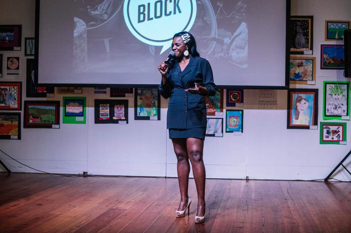 Pre-COVID-19, Ohavia Phillips hosted an event for The Block.