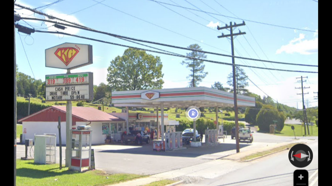 Alvin Turner got his ticket here at KG’s Quik Stop in Marion, about 5 miles southwest of his home in Nebo, NC. 