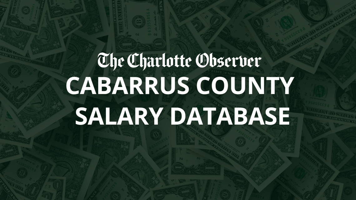 Want to know salaries of Cabarrus County employees? Search this Observer database.