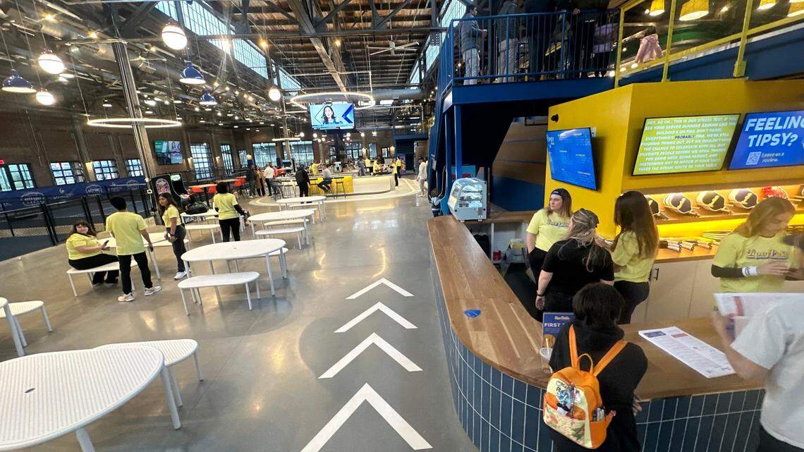 Tipsy Pickle is designed as an entertainment eatery where you can play a game, grab a bite to eat or both.