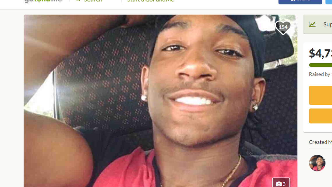 Image of Marquise Dukes from the GoFundMe campaign created to raise money for his family’s expenses.