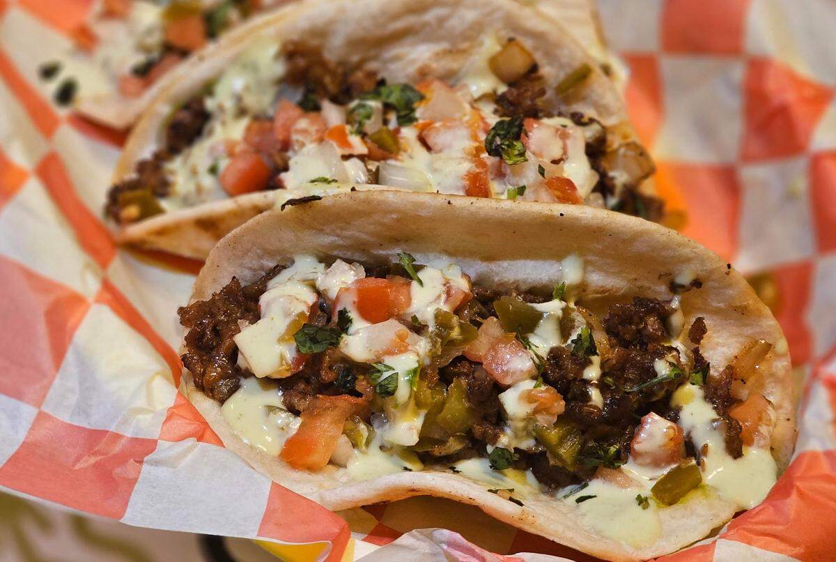 Mike’s Vegan Grill’s tacos.