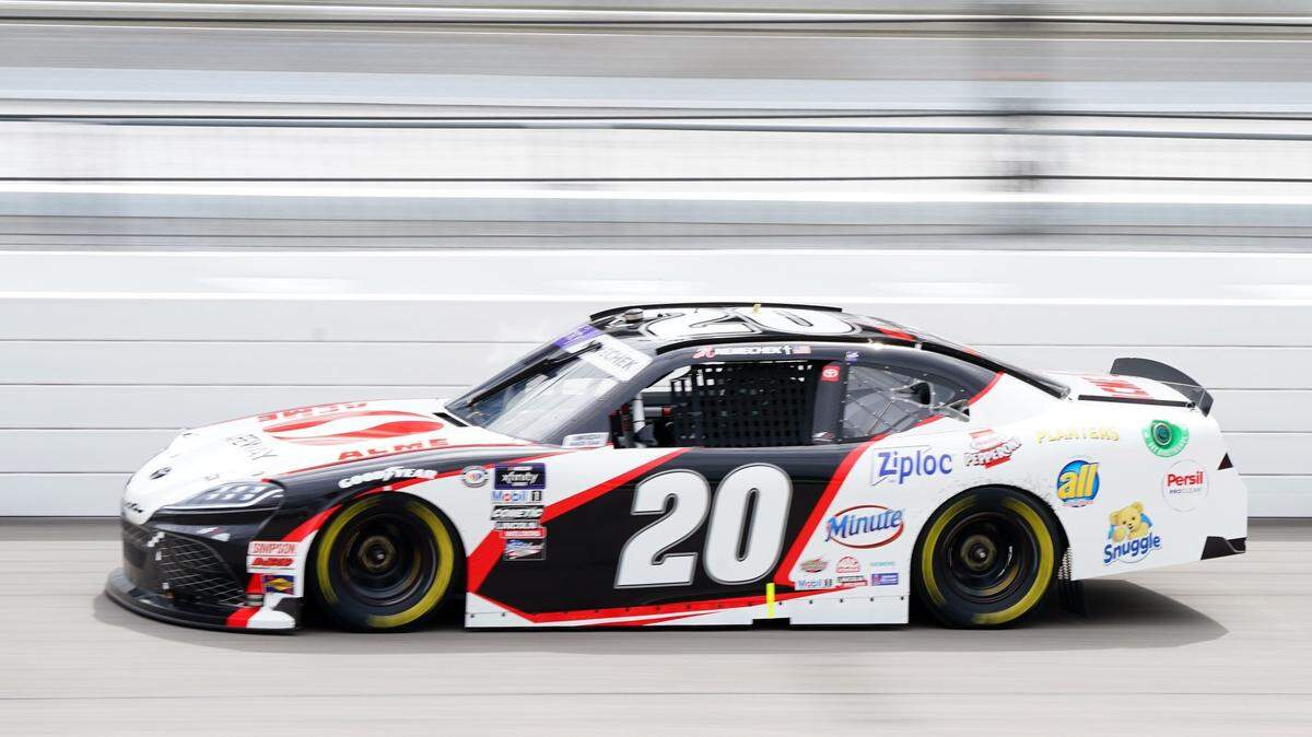 Apr 1, 2023; Richmond, Virginia, USA; Xfinity Series driver John Hunter Nemechek (20) races during the ToyotaCare 250 at Richmond Raceway. Mandatory Credit: John David Mercer-USA TODAY Sports