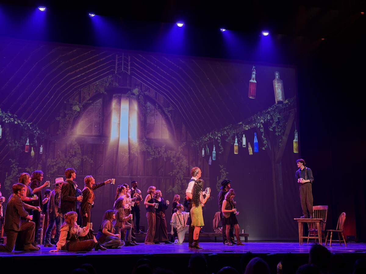 Blumey Award Winner for Best Musical (Tier 2) North Lincoln High School performing “Living It Up On Top” from “Hadestown: Teen Edition” with Best Actor Winner Harold Garcia.