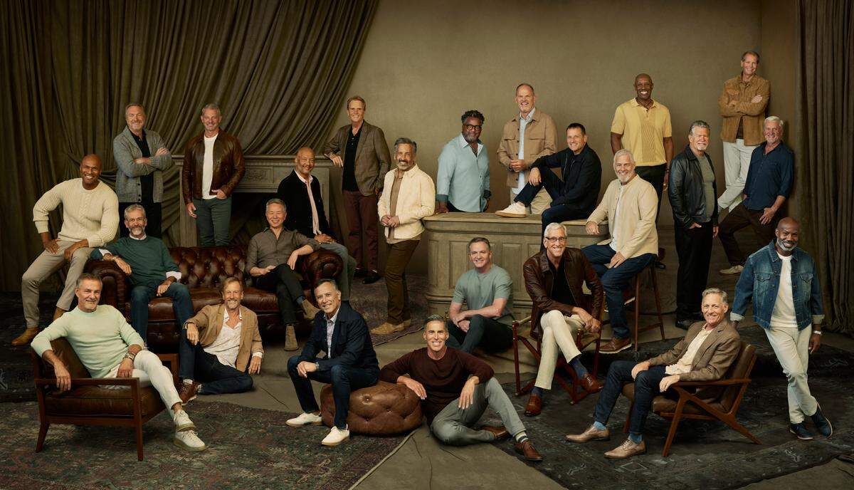 The cast of “The Golden Bachelorette” on ABC.