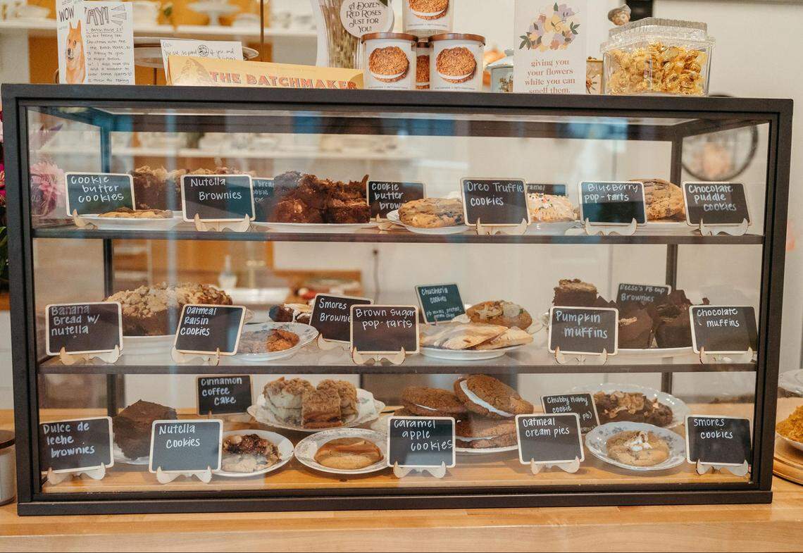 The Batch House’s menu includes a variety of cookies, bars, brownies, muffins and more.