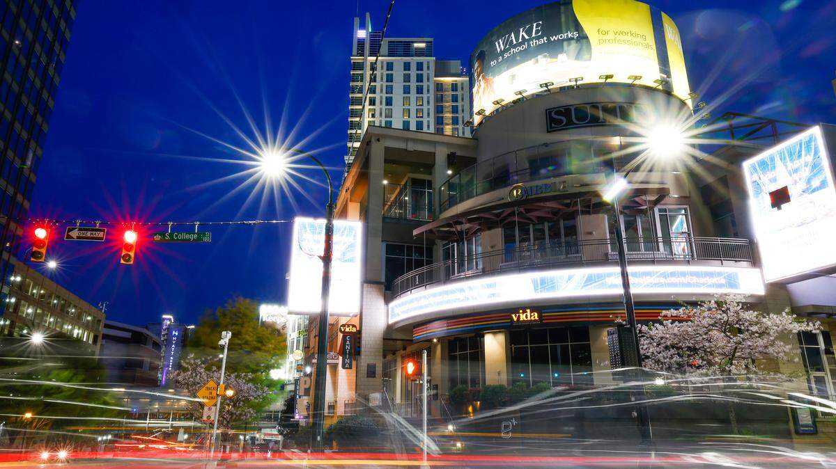 Epicentre entertainment complex in uptown Charlotte was sold at a foreclosure auction after two delays for $95 million. 