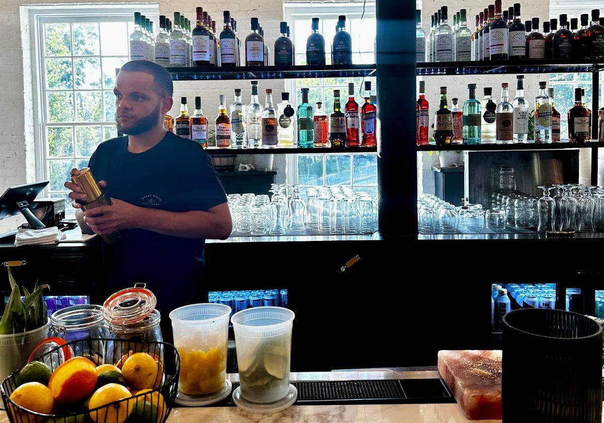 Muddy River Distillery serves a variety of cocktails crafted with the rum it makes on site.
