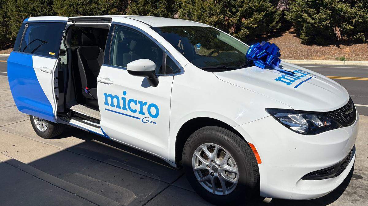 The CATS Micro fleet is made up of minivans.