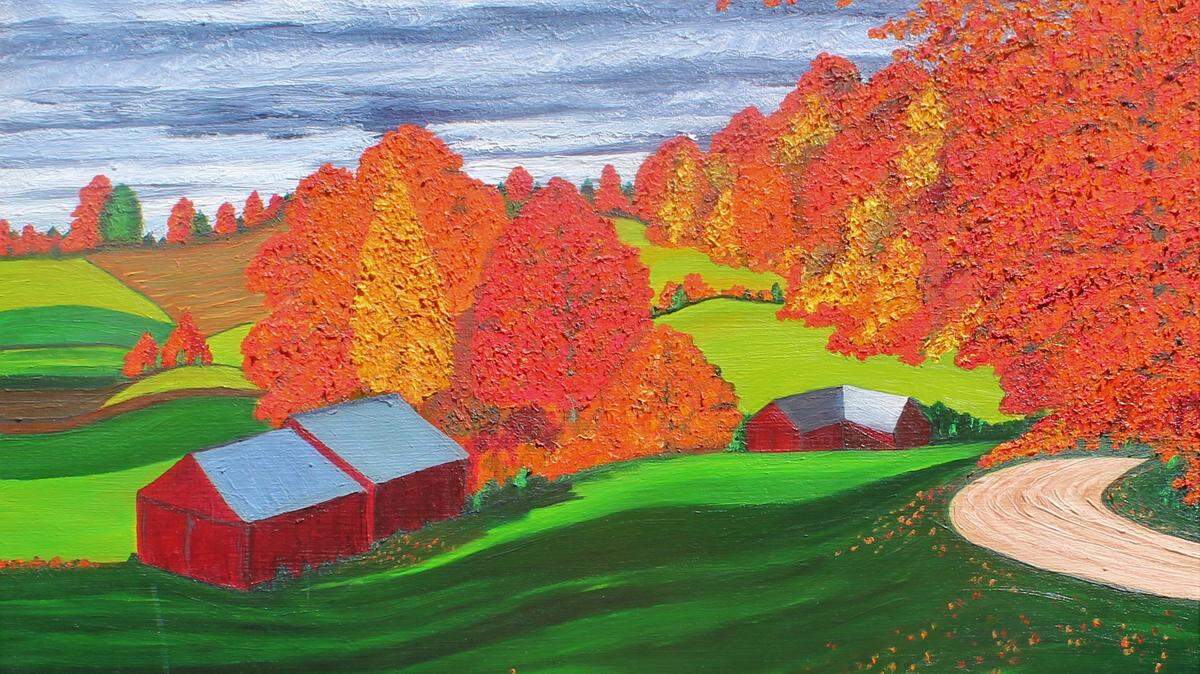 Dr. Wanda Jenkins' “Fall at the Farm” is included in a solo exhibition of her work at ClearWater Artist Studios in Concord. 