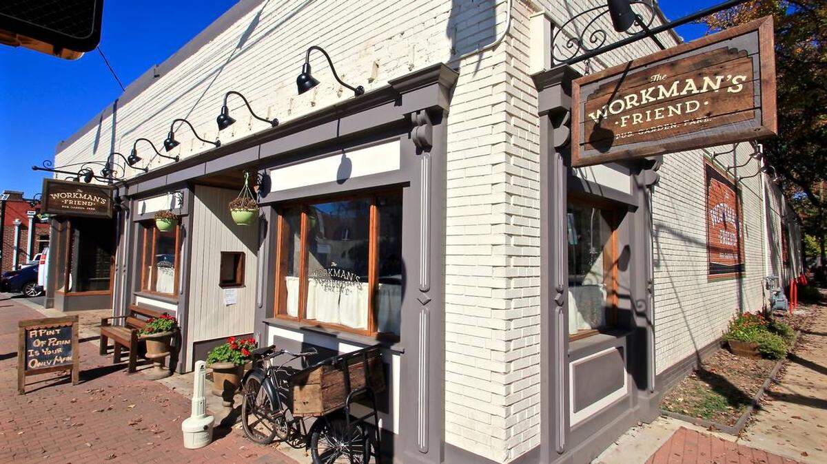 Grab a bite or brew from Workman’s Friend to go.