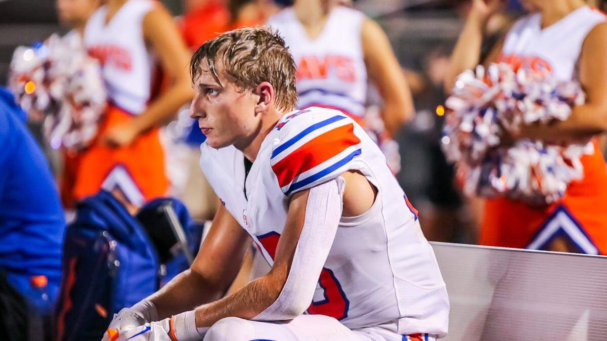 Hopes of a win for Marvin Ridge diminished as Lake Norman stop them at the goal line after an interception