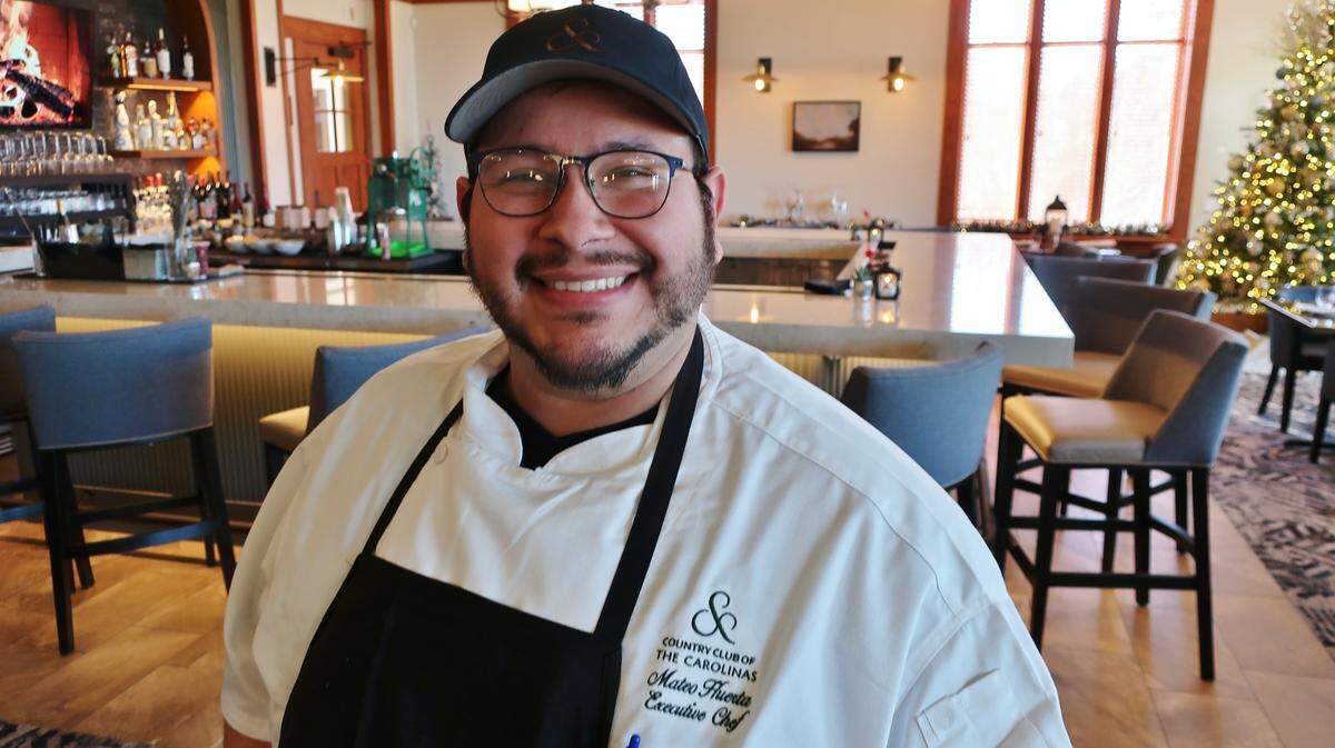 Palmetto & Pine executive chef Mateo Huerta.