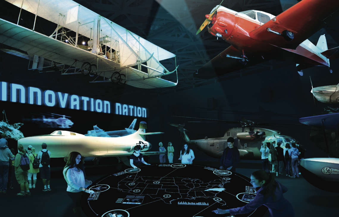 The main gallery of the Carolinas Aviation Museum will feature a themes exhibition “Innovation Nation.” In addition to displaying iconic aircraft such as “Miracle on Hudson,” it will focus on showing visitors the innovation history of the aviation.