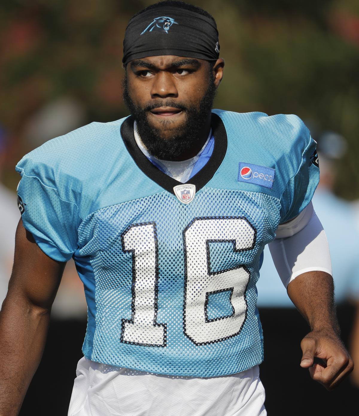 Carolina Panthers receiver Rasheed Bailey (16) had a performance on “the hill” in Baltimore that left teammates impressed.