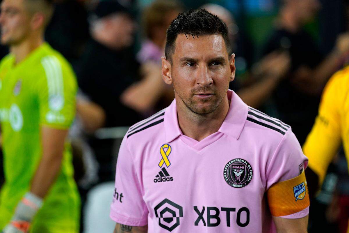 Inter Miami forward Lionel Messi, who now sounds more likely to play in Charlotte Saturday night.