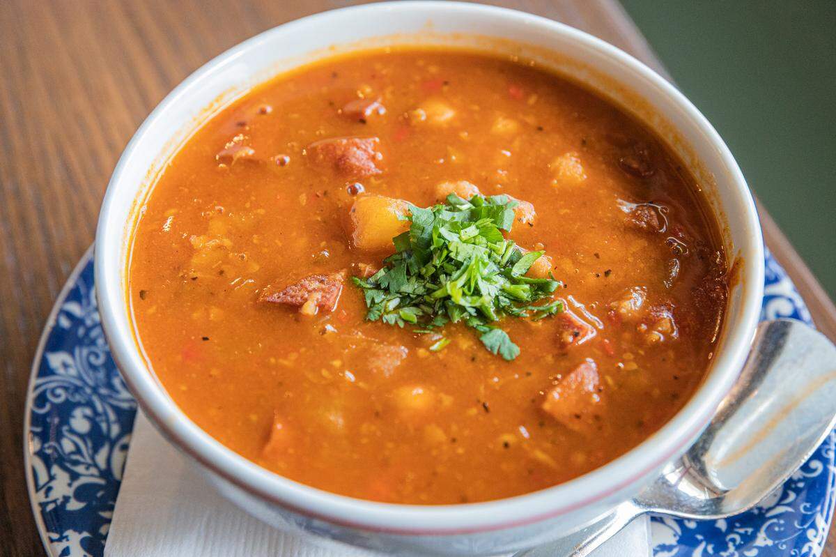 Calle Sol’s Spanish Bean Soup.