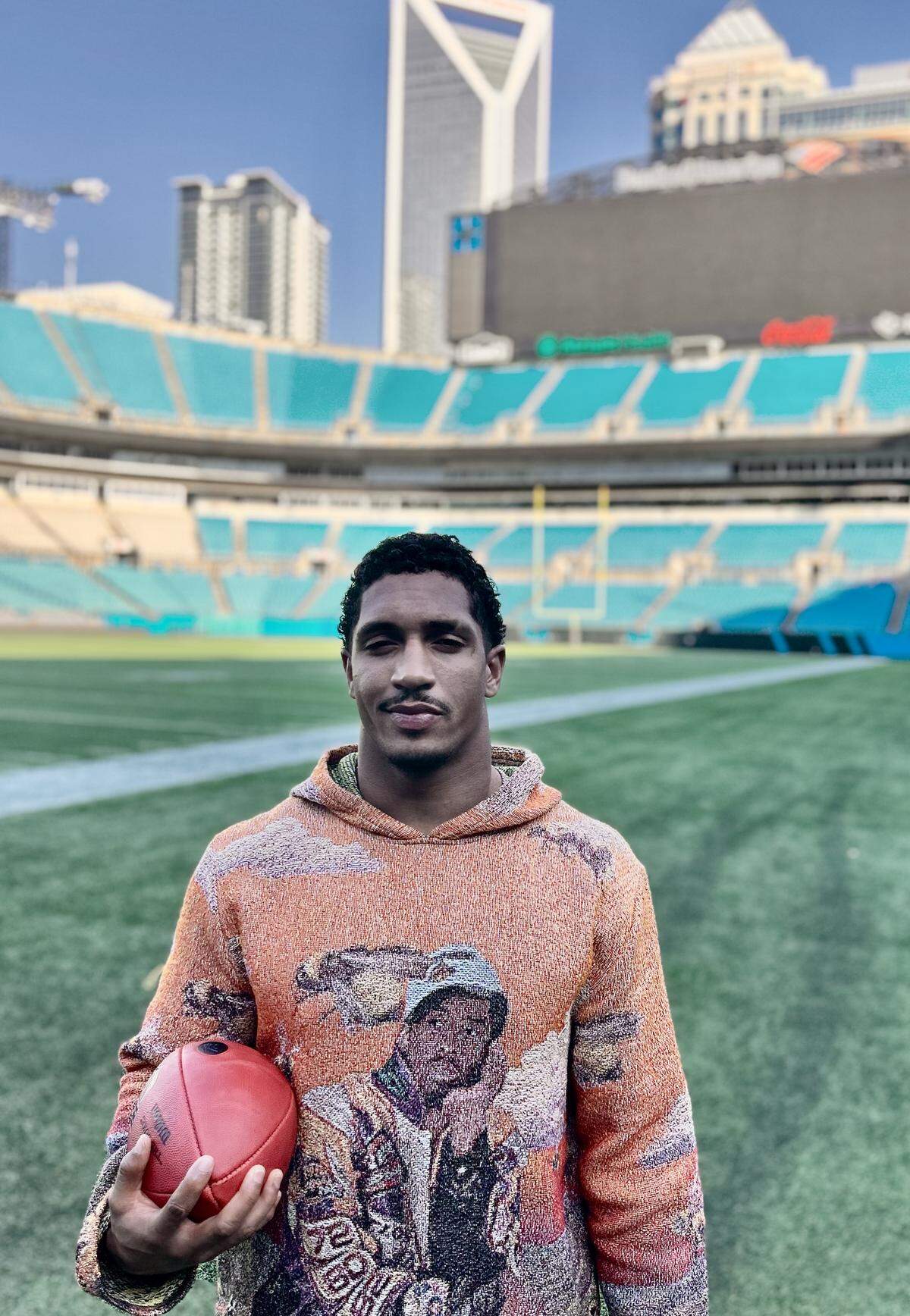 Carolina Panthers running back Chuba Hubbard on Sept. 3, 2025.