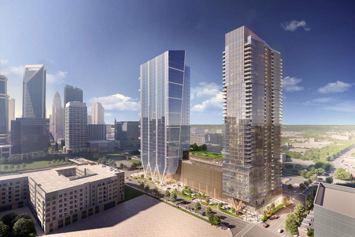 Queensbridge Collective is being led by Chicago developer Riverside Investment and Development. The project initially included three towers but now will have two towers.