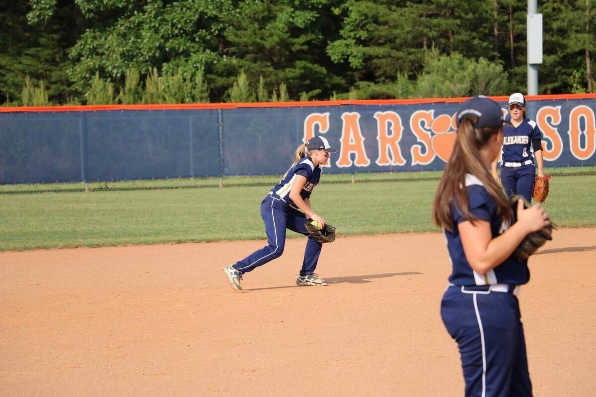 Alexander Central softball player Julie Gast