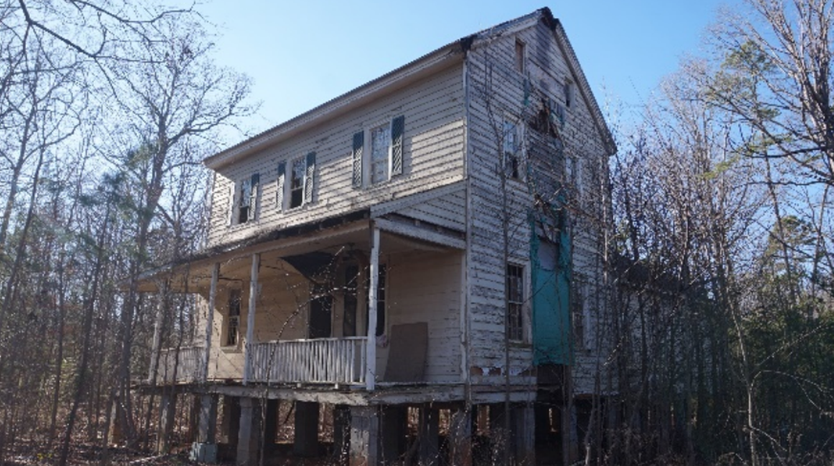 The William Grier House in Steele Creek, a historic landmark.