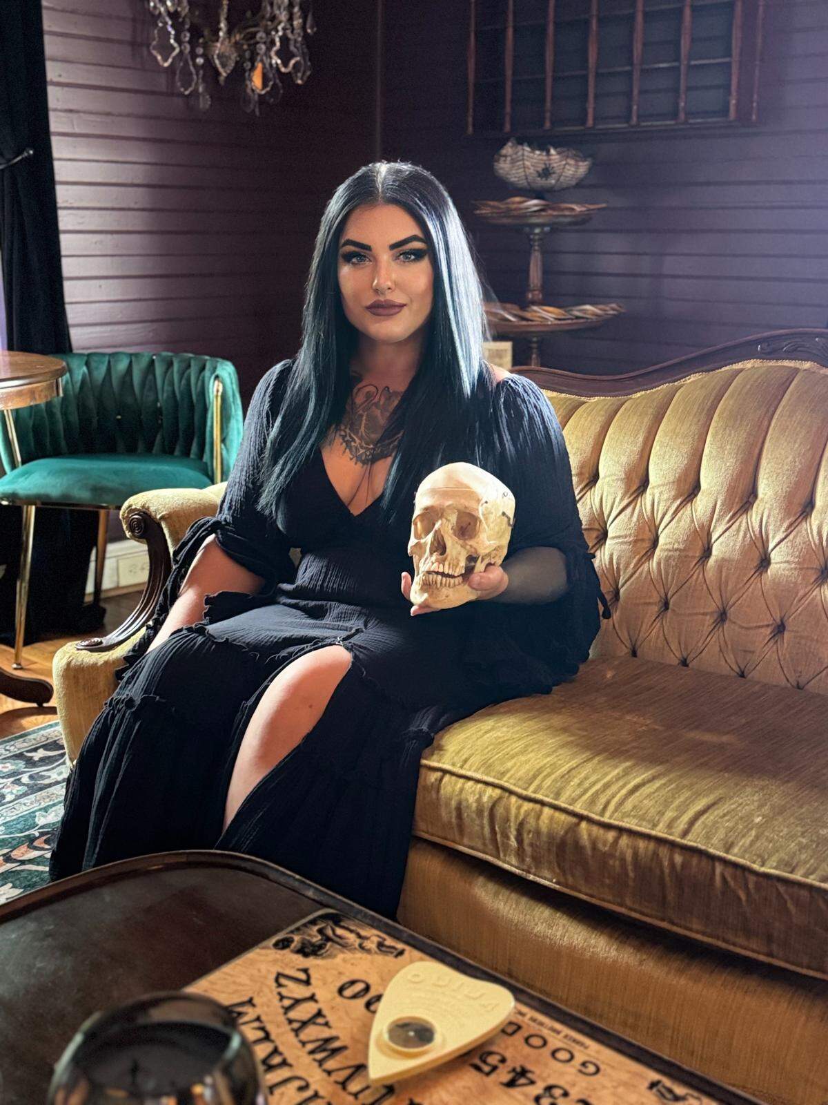 Nocturna Coffee & Oddities co-owner Madison Moore said the downtown Salisbury business received “endless threats.”