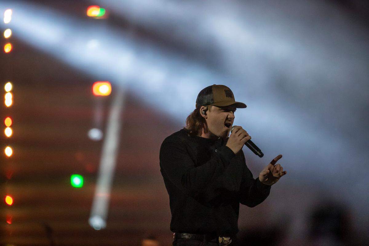 Morgan Wallen, photographed at a concert in Lexington, Ky., this past December.