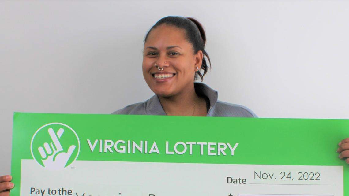 Veronica Ramsey won $289,557 in an online Virginia Lottery game on Thanksgiving Day.