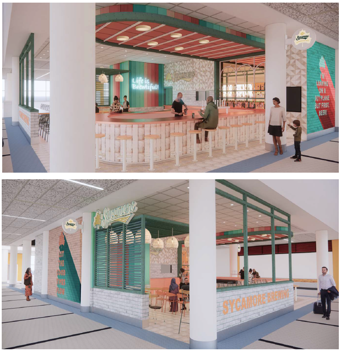 Charlotte-based Sycamore Brewing will soon open a location at Charlotte Douglas International Airport.