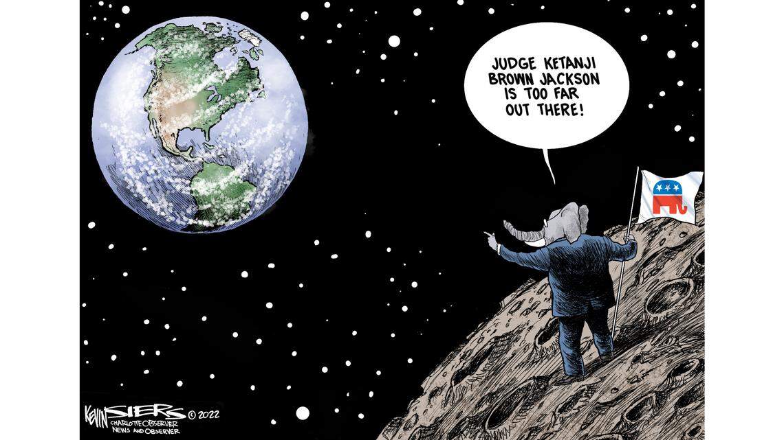 Kevin Siers cartoon: Judging Judge Jackson