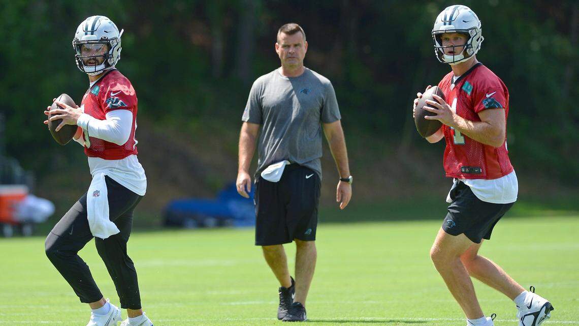 Panthers QB battle between Baker Mayfield, Sam Darnold has dominated preseason chatter