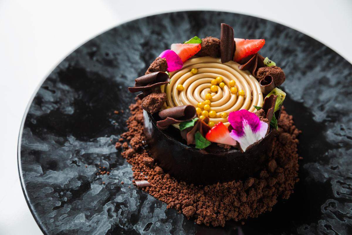 Madagascar Chocolate Cake at Mariposa
