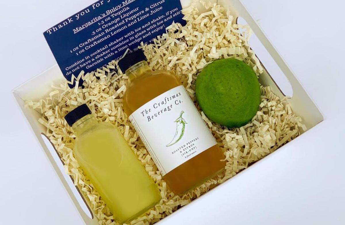 Cocktail kits from The Craftsman Beverage Co. include free delivery to select locations.
