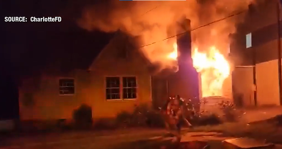 A house fire on Anderson Street caused $100,000 in damage, officials said.