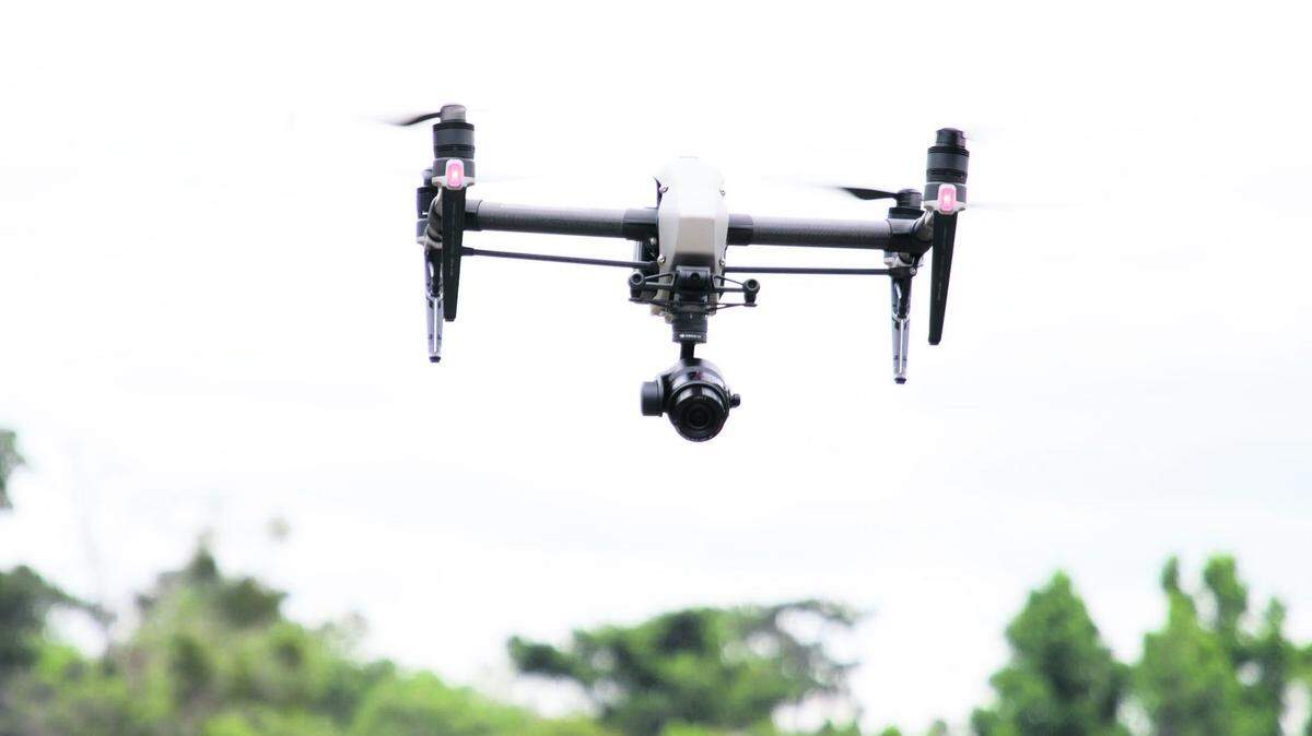 Hallandale Beach Police Department Sgt. Andrew McClelland and Officer Galen Wilson fly their DJI Inspire 2 drone during hurricane preparedness training facilitated by Florida State University at Apalachee Regional Park Thursday, June 3, 2021.