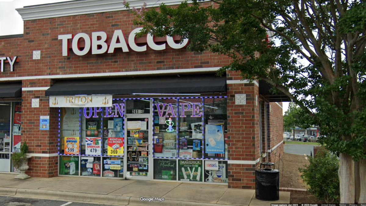 The burglary happened around 12:30 a.m. Monday at Monroe Tobacco and Stuff on West Roosevelt Boulevard in Monroe, NC, police said.