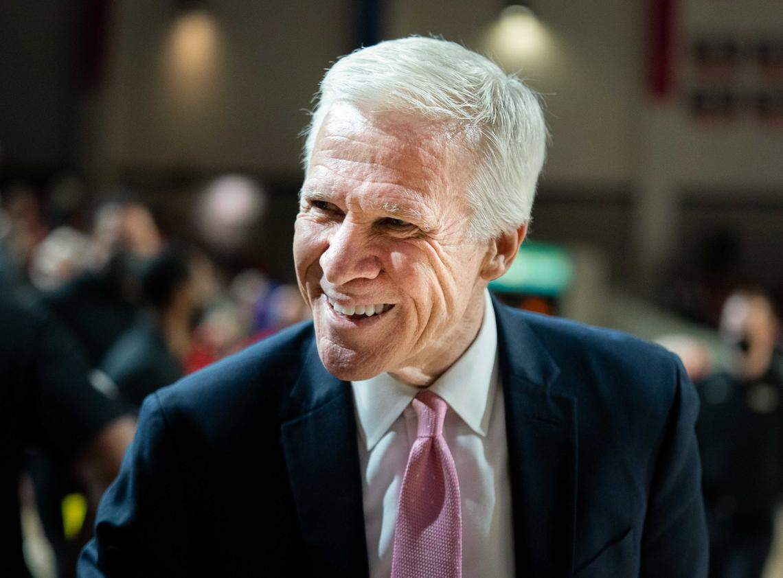 Davidson head coach Bob McKillop has led his team to its first NCAA tourney bid since 2018.